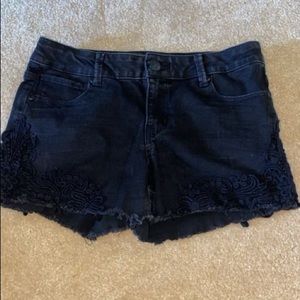 Mudd girls jean shorts